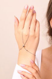 Heliophilia Silver Cadena de Metal Plata CSHM9958G